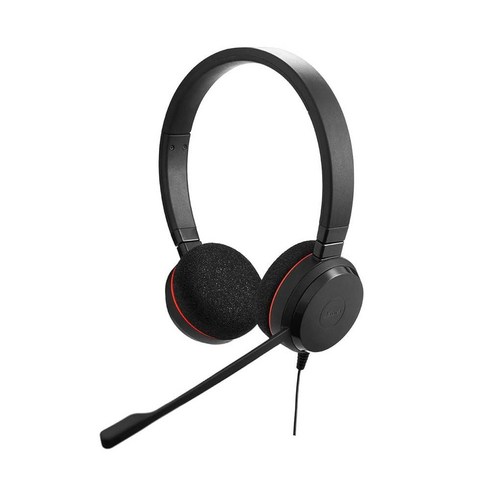 Jabra Evolve 20 마이크로소프트 Lync 스테레오 헤드셋, Stereo, MS