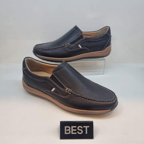 허시파피 가볍고 쿠션감이 좋은 남성 데일리 세미캐주얼 슬립온 단화 MP558(브라운)