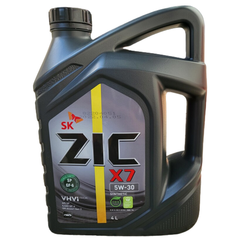 ZIC 지크 X7 5W30 4L 4개 합성 엔진오일 지크 x75w30 가솔린 LPG용