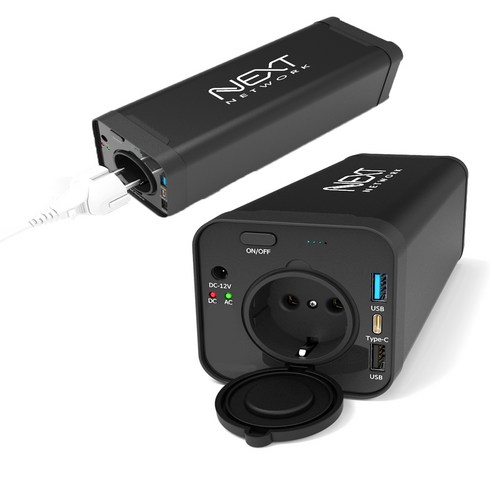 휴대용 UPS 대용량 보조배터리 차량용 인터버220V USB C타입 스마트폰 충전