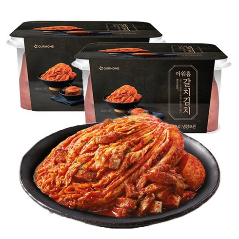 아워홈 국산 갈치김치 (트레이) 800g x 2개