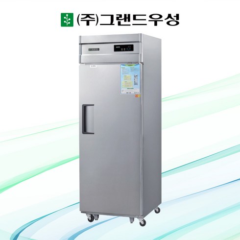 그랜드우성 25박스 간냉식 냉장고 올냉동 장도어 WSFM-650F(1D), 제상수받이X