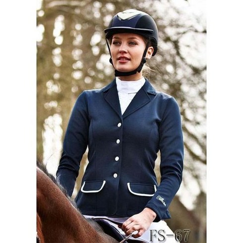 상의 대회 고급 여성 K2032209 쇼 자켓 승마의류, 40, 네이비