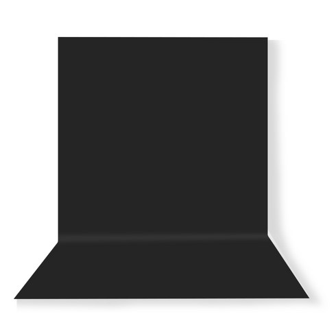 비상 크로마키 스크린 화이트 1.5 x 2 m, 블랙천, 1개