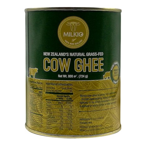 기버터 - S. N. FOOD MILKIO PURE COW BUTTER GHEE 800ml (NEW ZEALAND) 밀키오 기버터 800ml (뉴질랜드), 1개