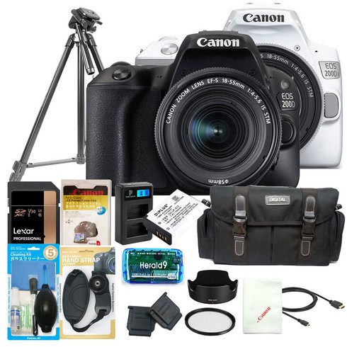캐논 정품 EOS 200D II+18-55 STM 128G 고급패키지_play, 200D II+1855 STM(블랙) 128G 고급팩