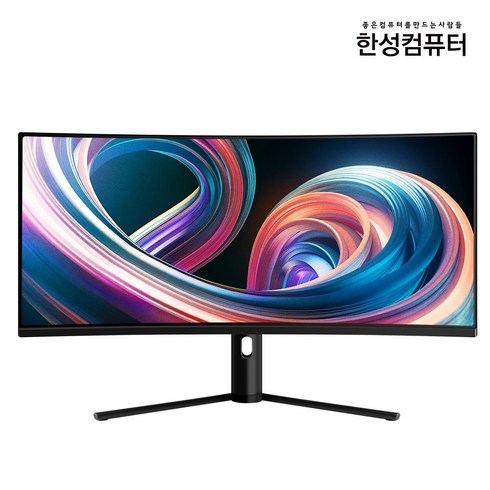 한성컴퓨터 WQHD 1500R 커브드 리얼 144 울트라와이드 게이밍 모니터, 86.4cm, TFG34Q14W 1500R(무결점)