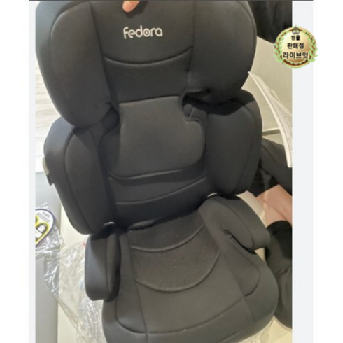 페도라 바오 ISOFIX 벨트장착 겸용 주니어 카시트, 스틸블랙