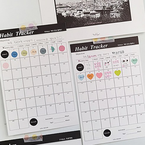 TYDL HABIT TRACKER A5 목표달성플래너, 31days