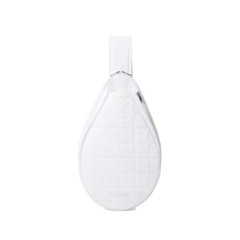 러브포티 - 러브포티 테니스가방 LOVEFORTY QUILTING RACKET BAG WHITE, 화이트, 1개