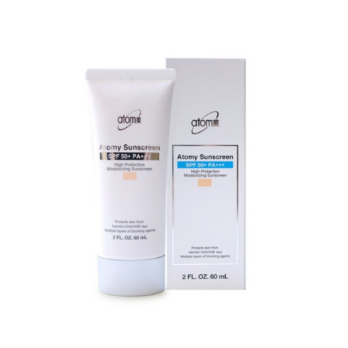 에터미썬크림 - 애터미 선크림 베이지 SPF50+ PA+++, 50ml, 3개