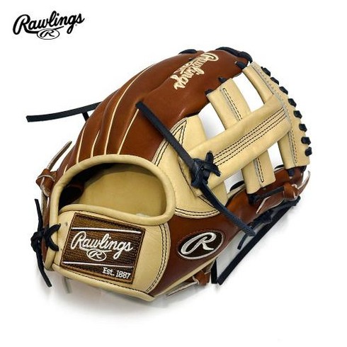 롤링스 RAWLINGS 프로 프리퍼드 내야 글러브 TT2-20 (브라운/카멜/네이비), 1개