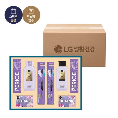 2023년 가성비 최고 LG선물세트 - 23년 추석 선물세트 LG생활건강 정성담은 O호 x 7개