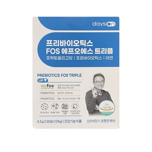 데이즈온 오한진 프리바이오틱스 FOS 트리플, 129g, 1개