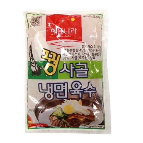 꿩육수 - 해든나라 사골냉면육수 (340m X 5봉) 합천식품 실온보관, 30개, 340ml