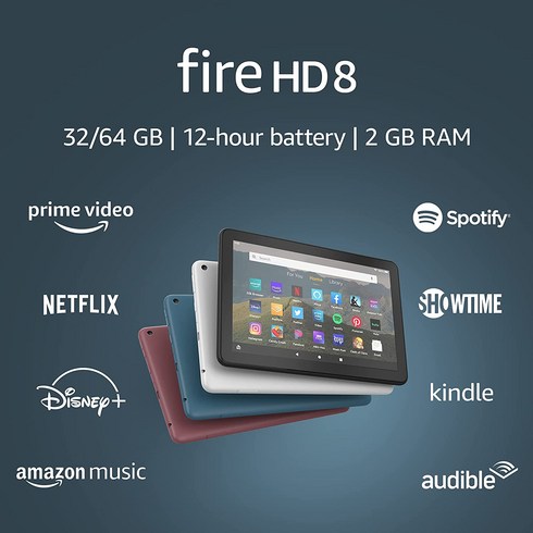 아마존파이어hd10 - Amazon 아마존 파이어 HD 8 인치 태블릿 32GB 2020년 10세대, 파이어 HD 32기가 블랙