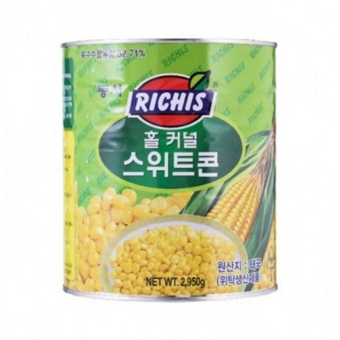 동서 리치스 홀 커널 스위트콘 2.95kg x 6개 1박스