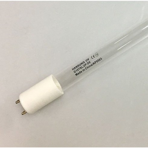 자외선살균램프10와트 (G10T6L) 2개묶음 본체길이(약 329mm) 칫솔소독기 사용