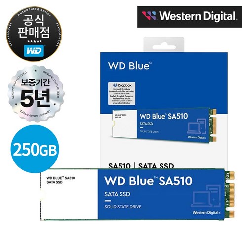 m.2sata - WD Blue SA510 SATA SSD, WDS250G3B0B, 250GB