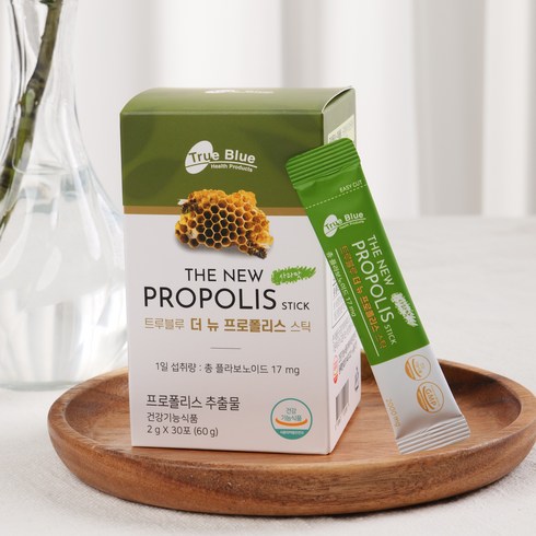 트루블루 더 뉴 프로폴리스 스틱(Propolis Stick), 2개, 30포