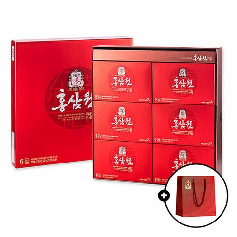 건행기원 홍삼원 정관장 70ml x 30포 넉넉한 1포 용량의 6년근 홍삼 가족과 지인의 마음의 선물세트