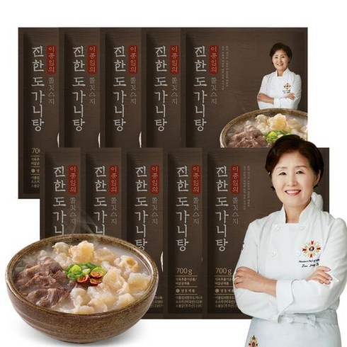 이종임소한마리탕 - 이종임 진한도가니탕 700g 10팩, 없음, 10개