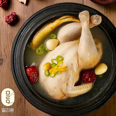 유황먹여 키운 삼계탕 800g x 7팩 - 밀리원 유황먹여 키운 삼계탕, 800g, 1개