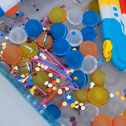 파인커넥트 물캉이 물풍선 1초만에 만드는 자동 재사용 물풍선 제조, 혼합색상