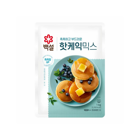 백설핫케이크 - CJ백설 핫케익믹스, 1kg, 8개