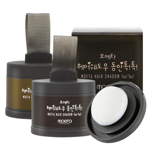 모에타 헤어쉐도우 동안톡톡 4g, 흑갈색, 1개