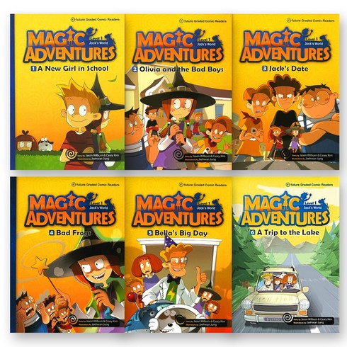 영어만화책 - 매직 어드벤처 Magic Adventures 레벨 1 Jack's World 1-6권 세트 (전6권) 이퓨쳐