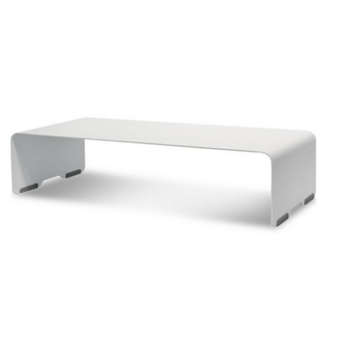 알파플랜 메탈 모니터 받침대 거치대 선반 FMS-470, White 2개