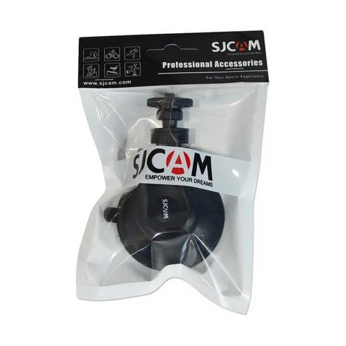 SJCAM 흡입 컵 마운트 자동차 빨판 홀더 360 회전 SJCAM SJ5000 M20 SJ6 SJ8 SJ10 PRO SJ4000Air 액션 카메라, 검은 색