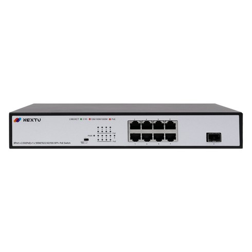 8포트 2.5G POE허브 10G SFP 1포트 NEXT-POE8258G-10G, 단품