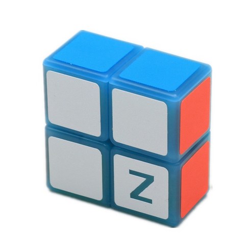 큐브 장난감 1x2x2 스피드 매직 122 퍼즐 교육 완구 어린이를위한 어린이 선물, [04] Transprent blue