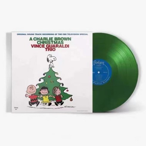 A Charlie Brown Christmas (찰리 브라운 크리스마스) 스누피 피너츠 바이닐 레코드 LP음반 (정품-Green), Unplugged