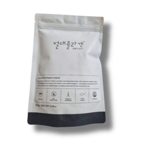 프랑스 절대콜라겐 오리지널 먹는 어린 가루 지퍼백, 1팩, 150g