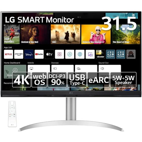 LG 스마트 모니터 32SQ730S-W 32인치 4K