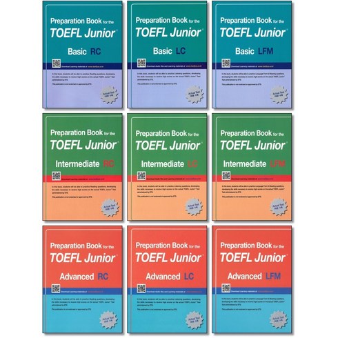 2023년 가성비 최고 KLAPP 클랍 아사필 픽토큐어 5세트  브러쉬 1개 - [최신판] TOEFL Junior Test 토플 주니어 선택구매 / RC LC LFM Basic Intermediate Advanced 청담 런21, 토플 주니어 테스트 RC Intermediate