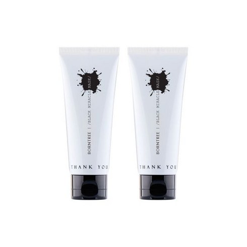 블랙레몬워시오프팩 - 본트리 블랙 미라클 마스크 각질 블랙헤드 모공 팩 100ml, 본트리 블랙 미라클 마스크 2개 각질 블랙헤드 모공 팩, 1개