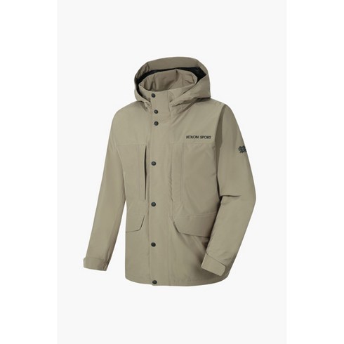 2023년 가성비 최고 코오롱윈드체이서 - 코오롱스포츠 남성 시그니처 방수재킷 윈드체이서 JWJJW22211BEI