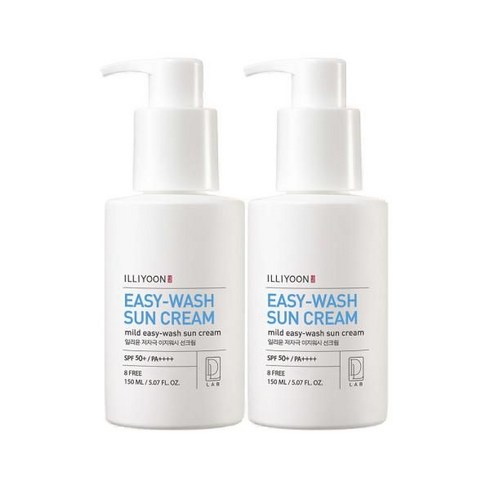 저자극 이지워시 선크림 150ml x 2개