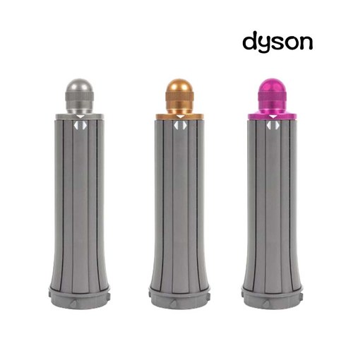 다이슨 정품 NEW 에어랩 양방향 숏배럴 30 mm 실버 핑크 골드, 실버 (니켈)