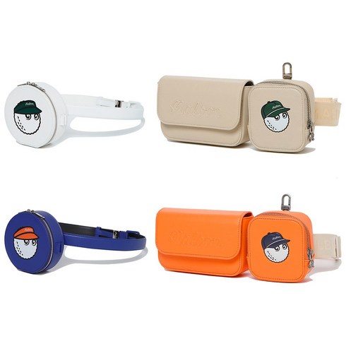 2023년 가성비 최고 말본파우치 - 국내매장판 말본 골프 힙색 파우치 벨트 라운드백, WHITE, W벨트 라운드백, 1개