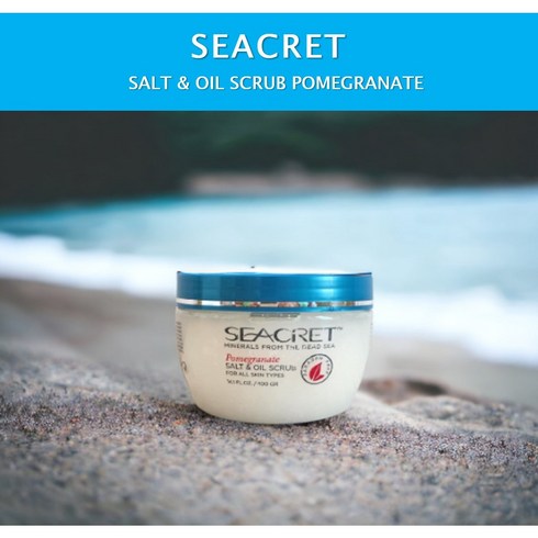 [SEACRET] 시크릿 솔트앤오일 스크럽 파머그래넛, 1개, 400g