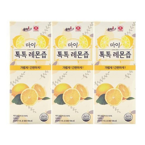 마이 톡톡 레몬즙 - 올타 도투락 마이 톡톡 레몬즙 15ml x 15포 x 3박스