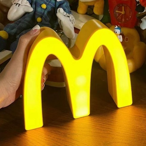 맥도날드 로고 LED 무드등
