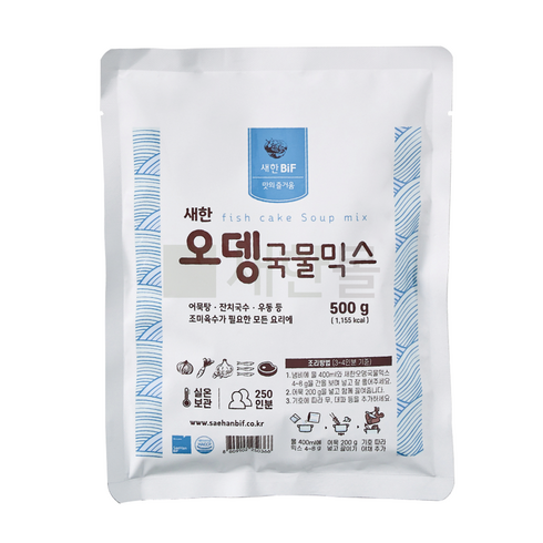 새한 bif 오뎅국물 믹스, 500g, 1개