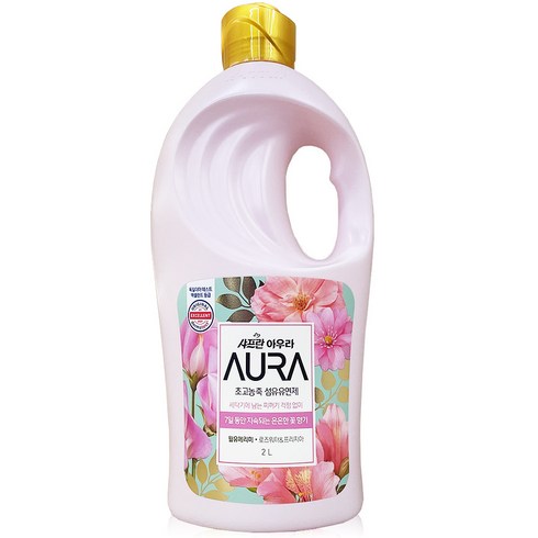 AURA 윌 유 메리미 일반 섬유유연제 본품, 2L, 4개