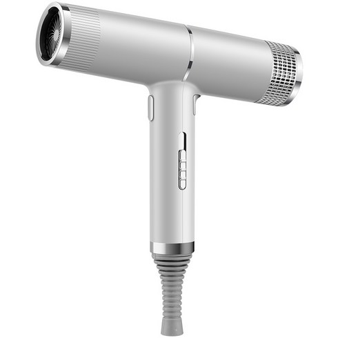위금두 스마트 인버터 음이온 헤어드라이어 H27, 실버1300W+1노즐